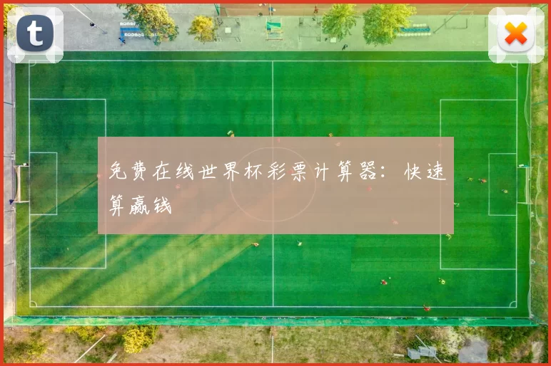 免费在线世界杯彩票计算器：快速算赢钱