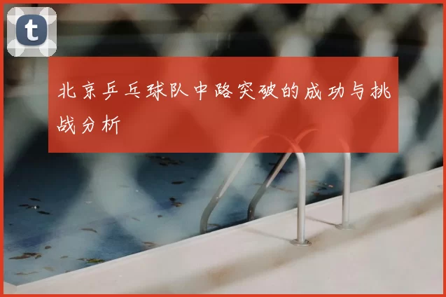 北京乒乓球队中路突破的成功与挑战分析
