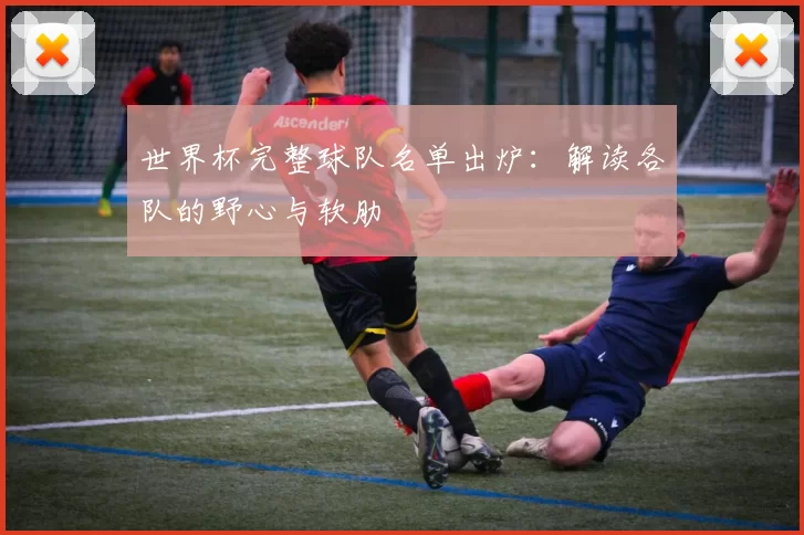 世界杯完整球队名单出炉:解读各队的野心与软肋