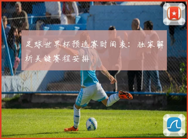 足球世界杯预选赛时间表:独家解析关键赛程安排